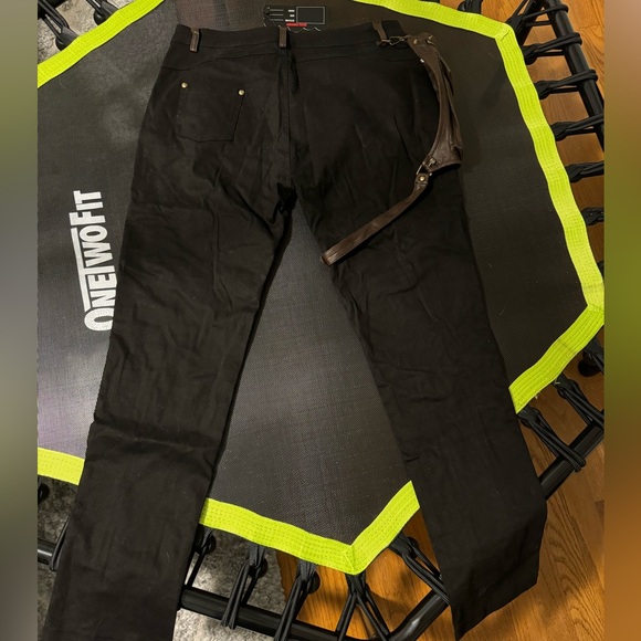 Goth Mall Steampunk Skinny Pants size 14 - Picture 3 of 4